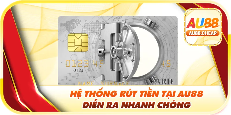 Quy trình rút tiền Au88 diễn ra nhanh chóng
